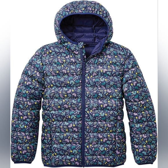 Eddie Bauer Dark Blue Floral Jacket - Picture 1 of 11